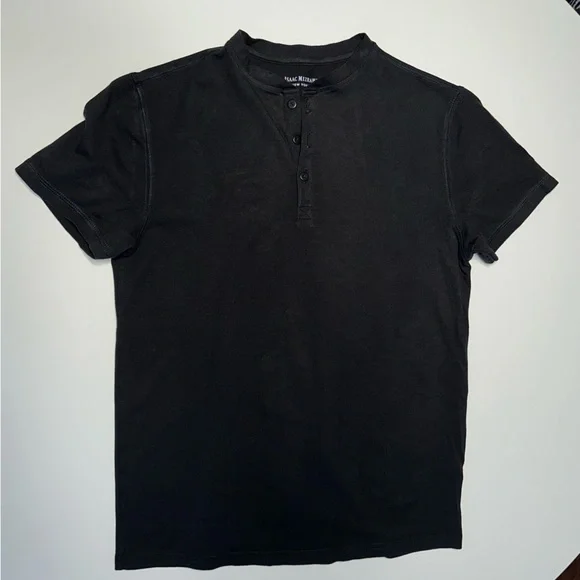 T-shirt Manches Longues Isaac Mizrahi Garçon - Blanc Taille 48 - Coton Qualité Boutonnage Classique